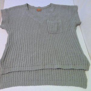 POL SHORT SLEEVE OVERSIZED SWEATER